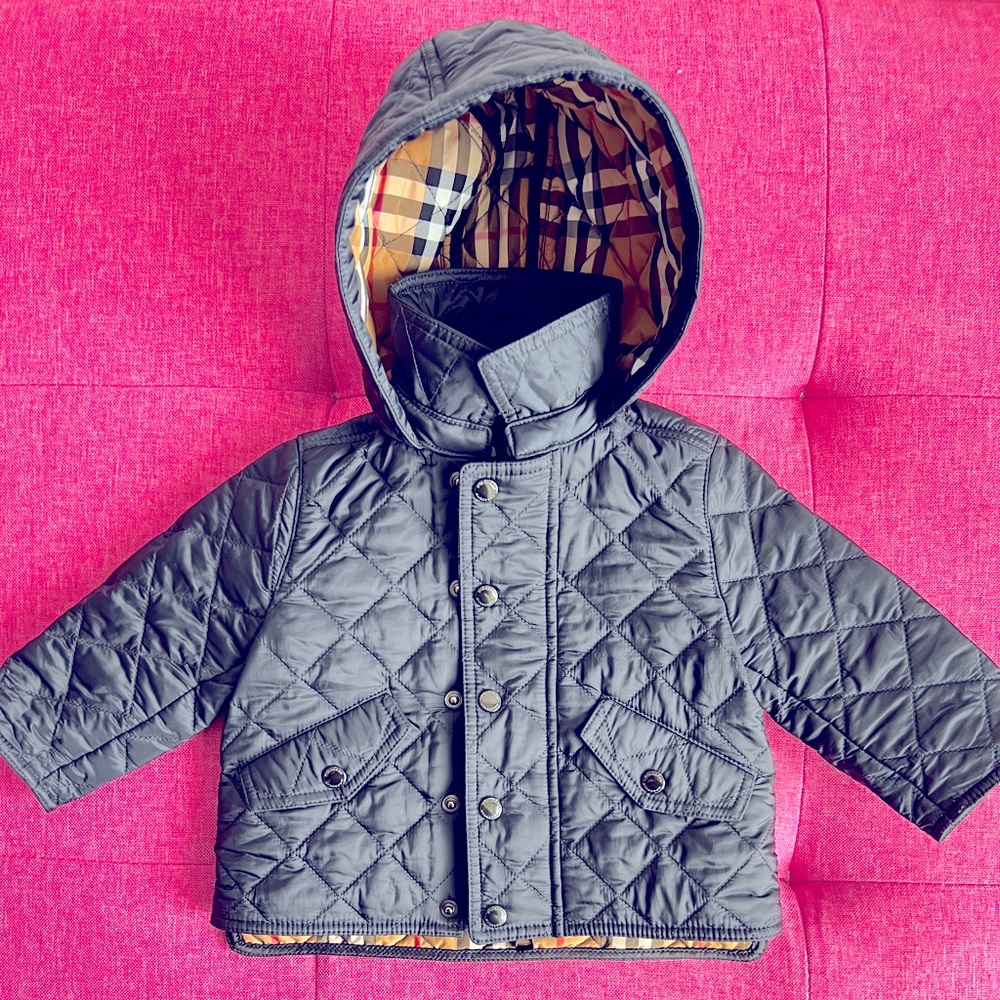 SOLD Burberry- Diamond Quilted coat (Kids)